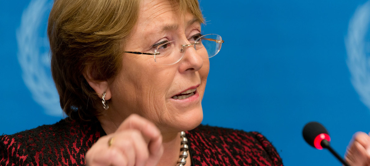 Retrato de Michelle Bachelet, Alta Comisionada ONU para los Derechos Humanos